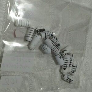 One-of-a-kind handmade/hand rolled paper beads/jewelry making/craft supplies/DIY